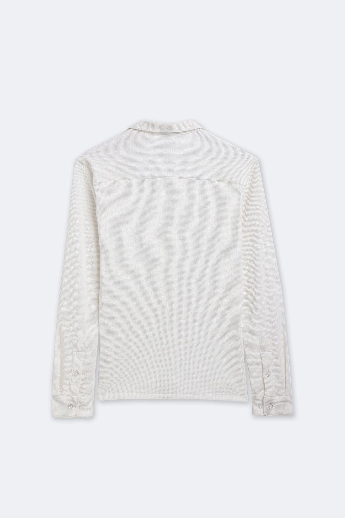 Pearl White Textured Shirt