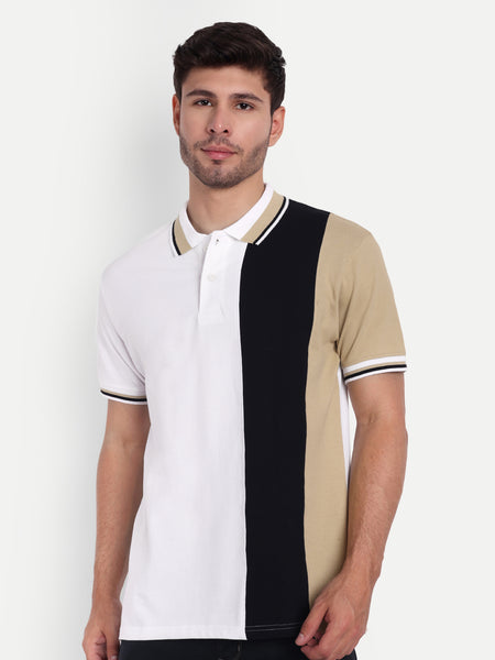 Trinity White Regular Fit Polo T-Shirt
