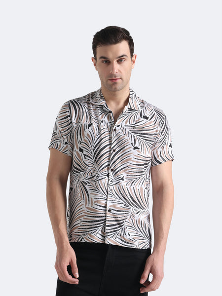 Tropical Breeze Print Shirt