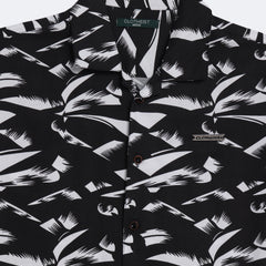 Black Abstract Print Shirt