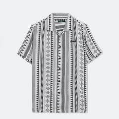Geo-Sharp Print Shirt