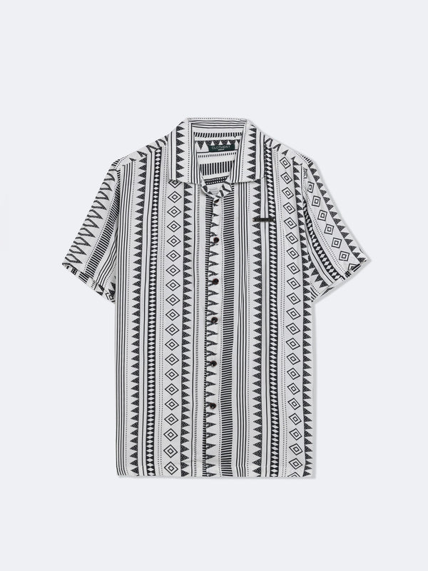 Geo-Sharp Print Shirt