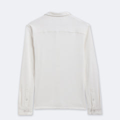 Pearl White Textured Shirt