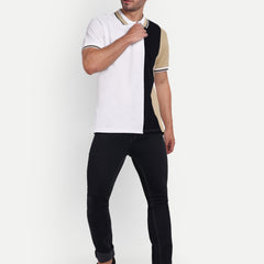 Trinity White Regular Fit Polo T-Shirt