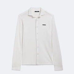 Pearl White Textured Shirt