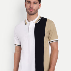 Trinity White Regular Fit Polo T-Shirt