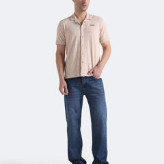 Ivory Chevron Textured Shirt
