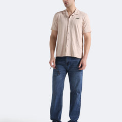 Ivory Chevron Textured Shirt