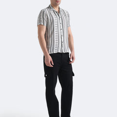 Geo-Sharp Print Shirt