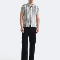 Geo-Sharp Print Shirt