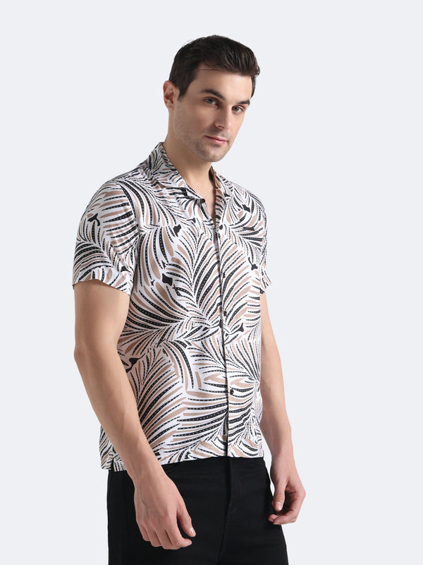 Tropical Breeze Print Shirt