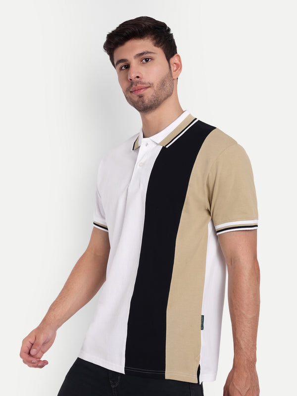 Trinity White Regular Fit Polo T-Shirt