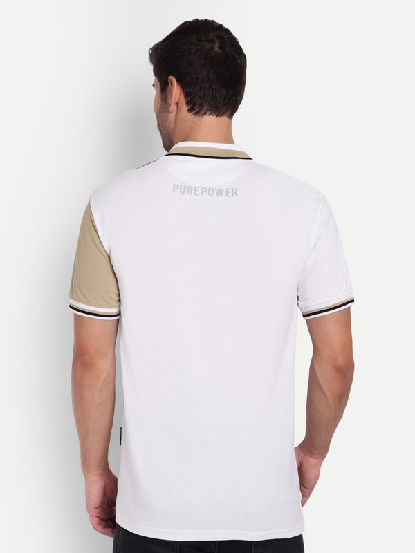 Trinity White Regular Fit Polo T-Shirt