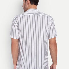 White Frost  Half Sleeve Shirt for men online - Clotheist