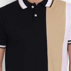 Trinity Black Regular Fit Polo T-Shirt