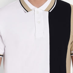 Trinity White Regular Fit Polo T-Shirt