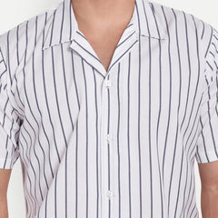 White Frost  Half Sleeve Shirt for men online - Clotheist