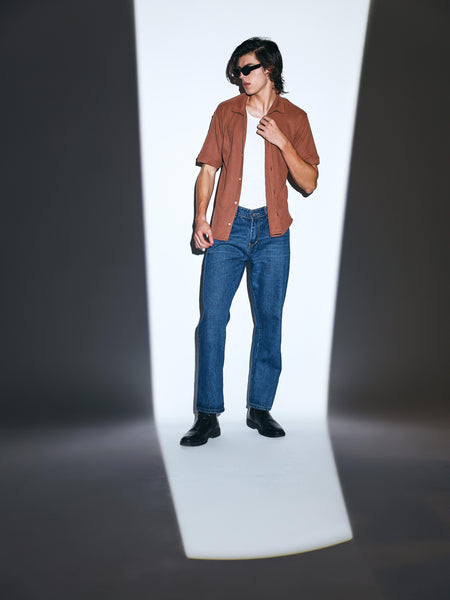 Waffle Armor Textured Shirt for men online 