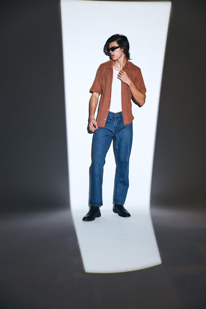 Waffle Armor Textured Shirt for men online 