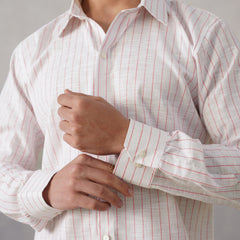 Pink Striped Linen shirt (PRE-ORDER)