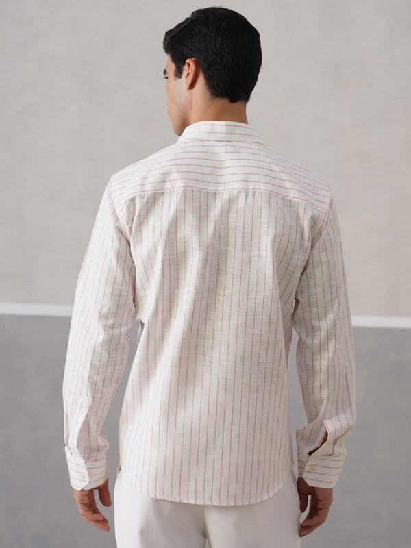 Pink Striped Linen shirt (PRE-ORDER)