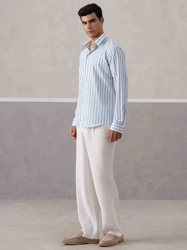 Boardroom Stripes Textured Shirt (PRE-ORDER)