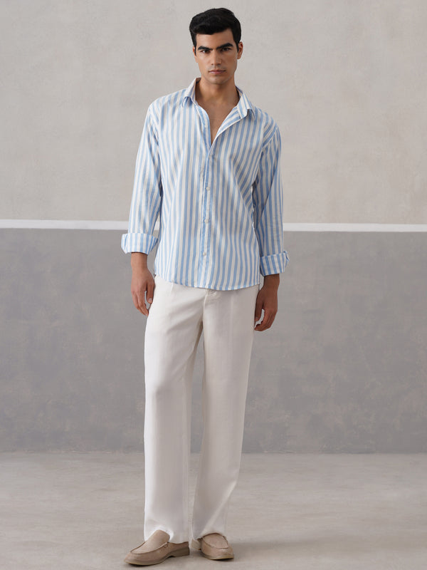 Boardroom Stripes Textured Shirt (PRE-ORDER)