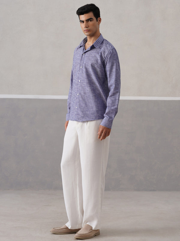Classic Indigo Striped Shirt (PRE-ORDER)