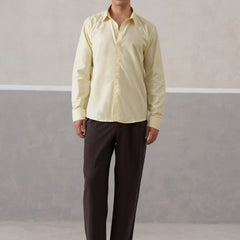 Butter Yellow Striped Shirt (PRE-ORDER)