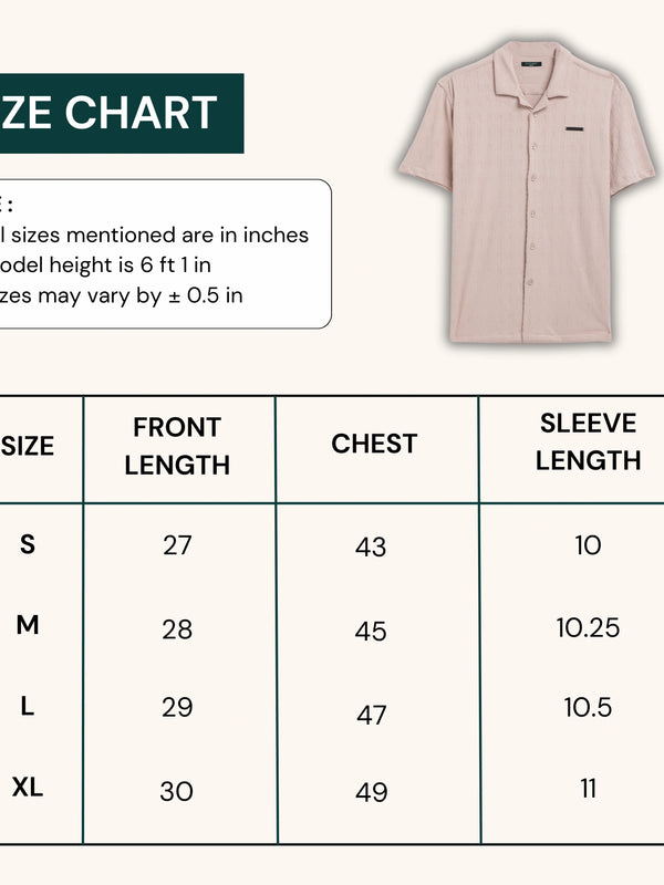 Grid Weave Crochet Shirt