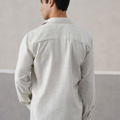 Pista Tone Pinstriped Linen Shirt (PRE-ORDER)