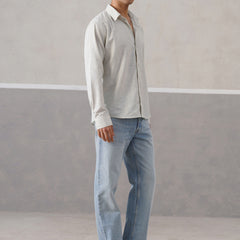 Pista Tone Pinstriped Linen Shirt (PRE-ORDER)