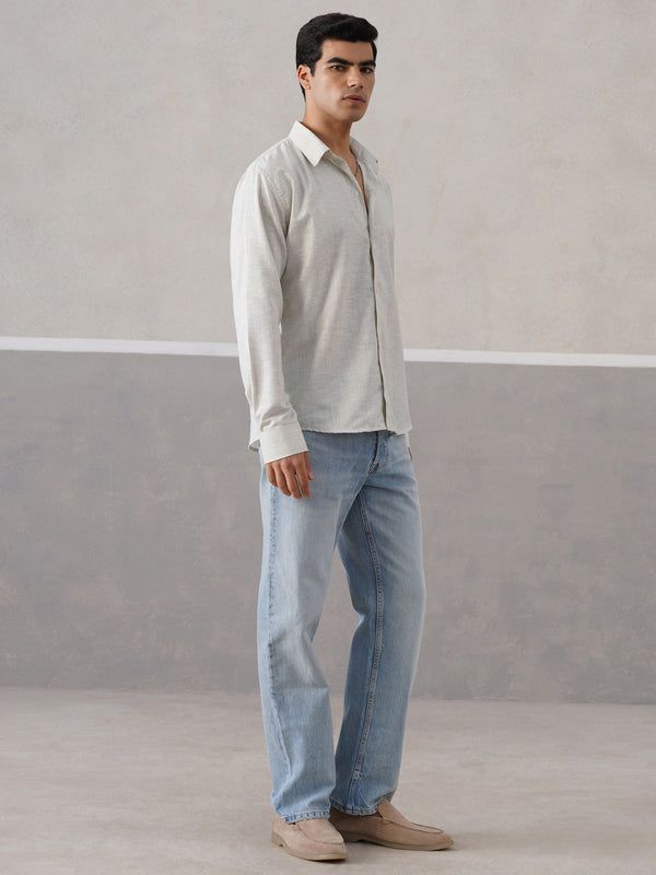 Pista Tone Pinstriped Linen Shirt (PRE-ORDER)