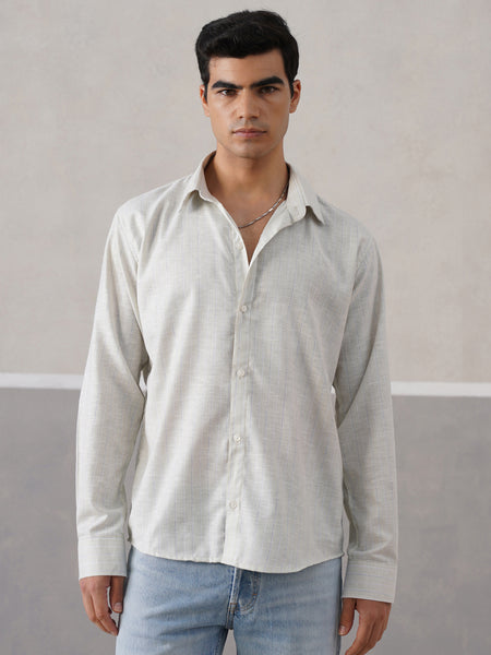 Pista Tone Pinstriped Linen Shirt (PRE-ORDER)