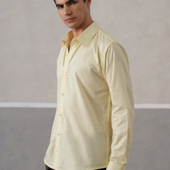 Butter Yellow Striped Shirt (PRE-ORDER)