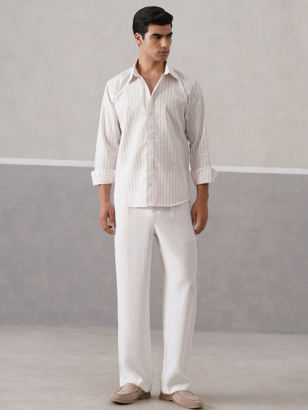 Pink Striped Linen shirt (PRE-ORDER)