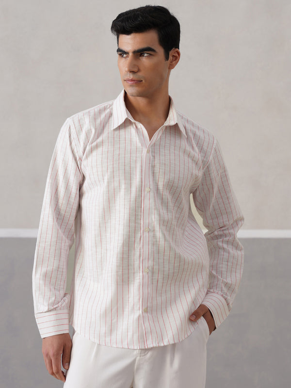 Pink Striped Linen shirt (PRE-ORDER)