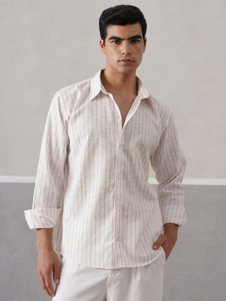 Pink Striped Linen shirt (PRE-ORDER)